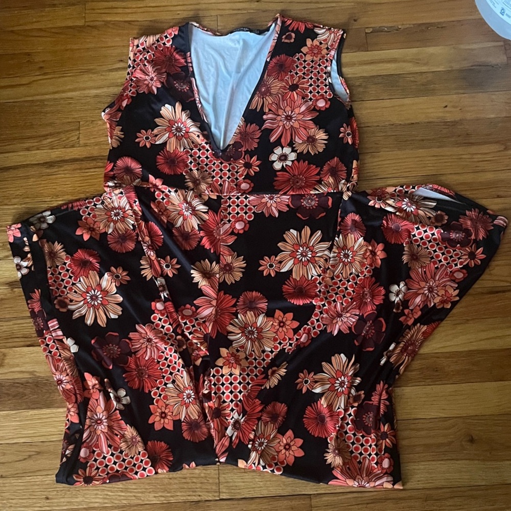 Floral Sleeveless Jumpsuit